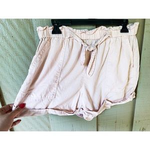 AERIE Paperbag Shorts Large